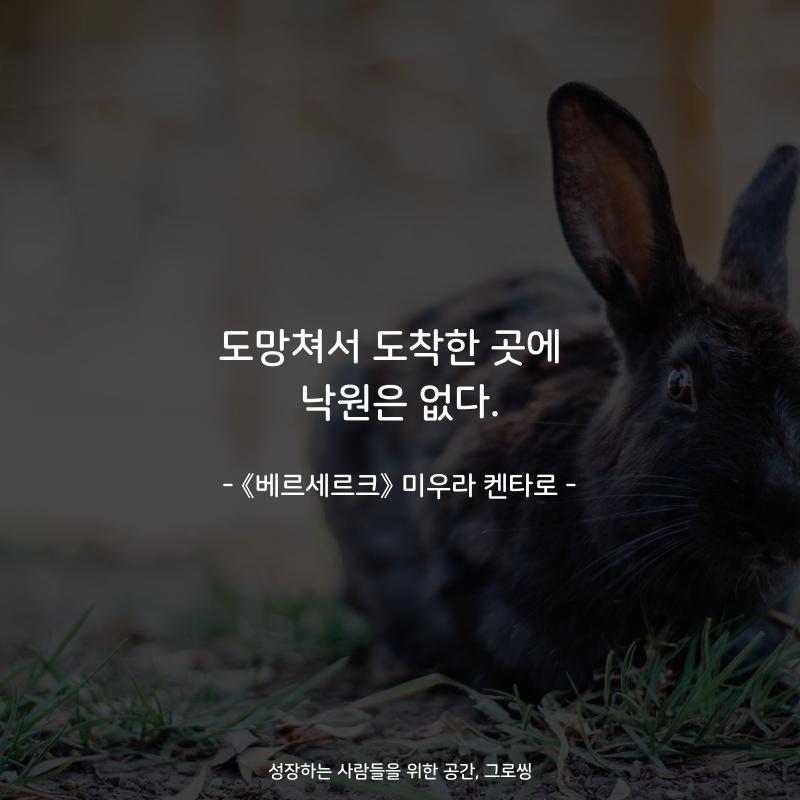 도망쳐서 도착한 곳에  낙원은 없다. - 책 《베르세르크》 미우라 켄타로