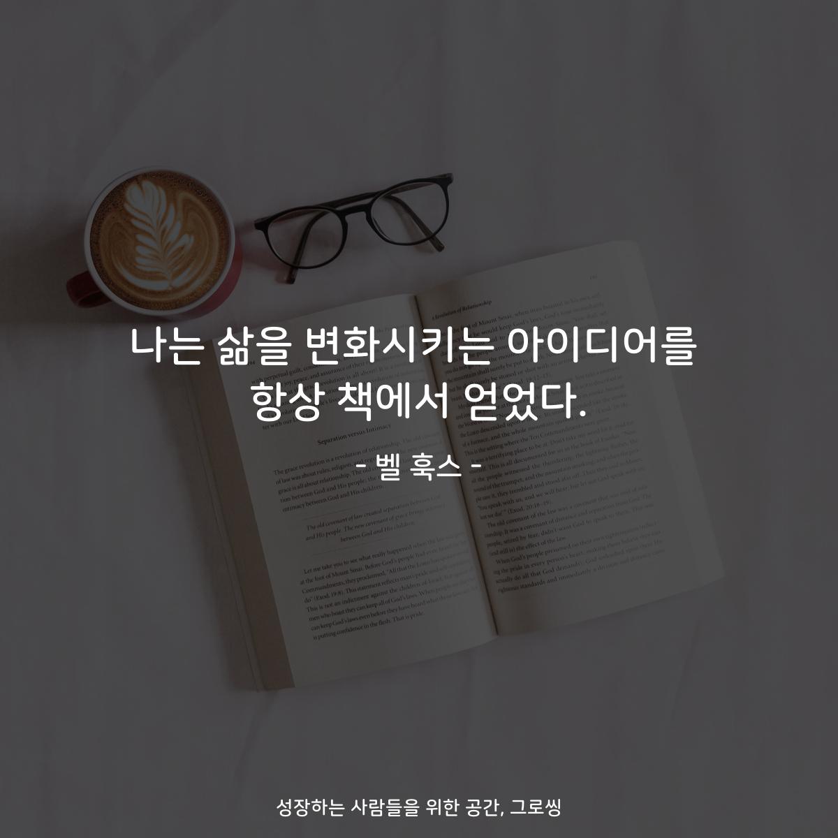 나는 삶을 변화시키는 아이디어를 항상 책에서 얻었다. - 벨 훅스